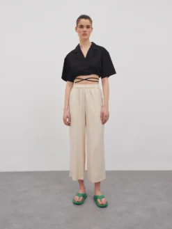 Hose 'Nona' Hellbeige