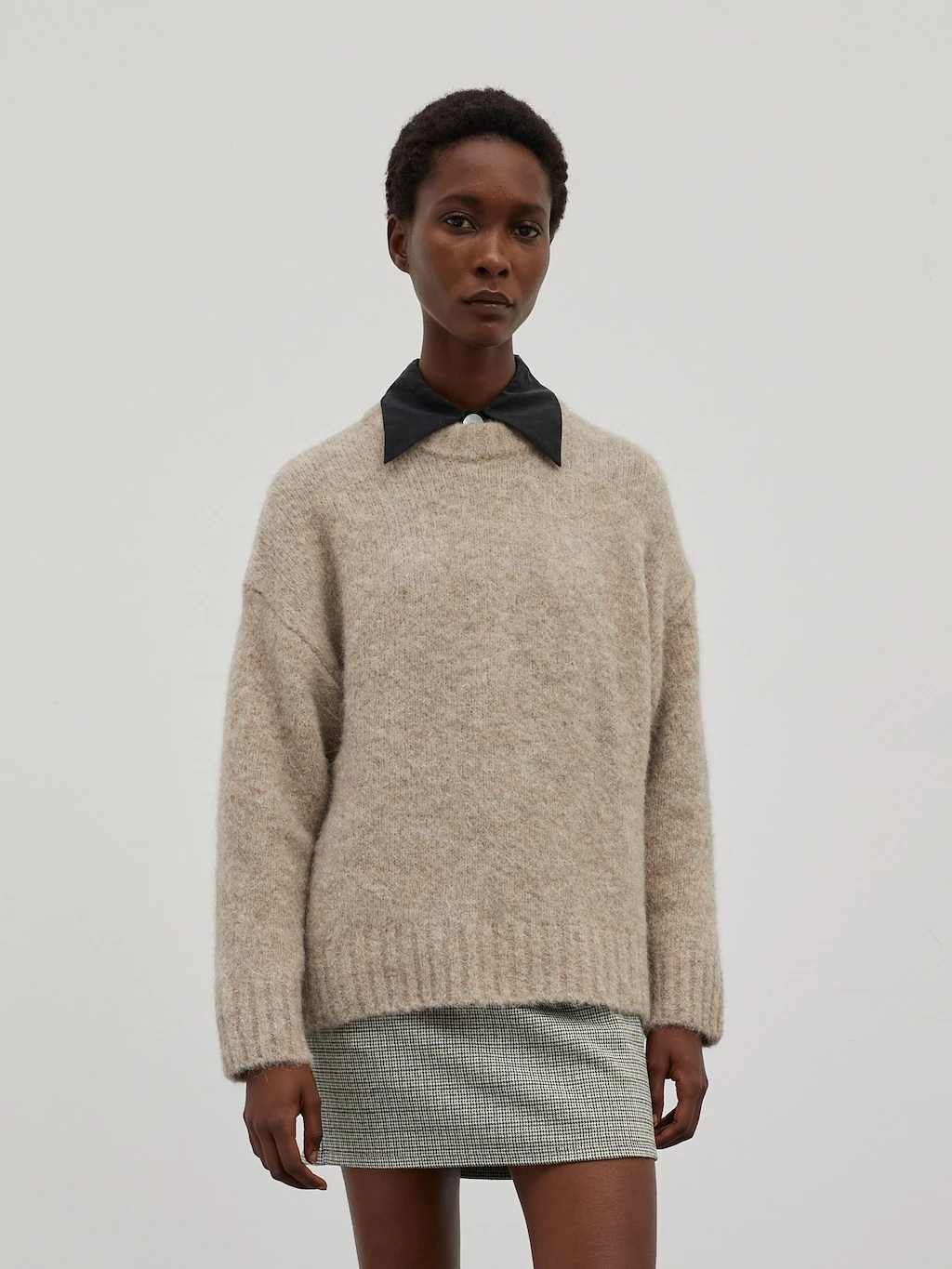 Pullover 'Elyse' Braunmeliert 2 Pullover 'Elyse' Braunmeliert – Bild 2