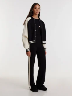 Hose 'Seda' Schwarz / Weiß