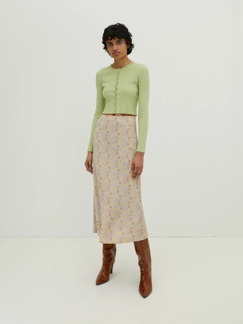 Rock 'Liddy' Hellblau / Mischfarben 4 Rock 'Liddy' Hellblau / Mischfarben – Bild 4