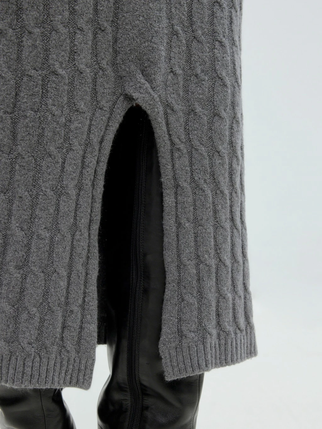 Rock 'Kamaka' Dunkelgrau / Graumeliert 4 Rock 'Kamaka' Dunkelgrau / Graumeliert – Bild 4