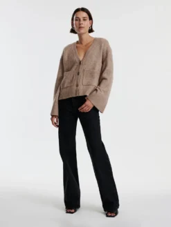 Strickjacke 'Carmi' Taupe