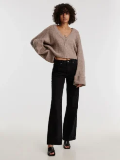 Strickjacke 'Violetta' Taupe