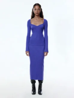 Strickrock 'Pardis' Lila