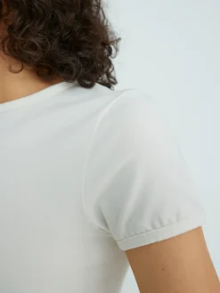 Shirt ' Lara' (GOTS) Creme -Armani Exchage Geschaft 1a20497f2545ef0bad16047ec9dbb27c