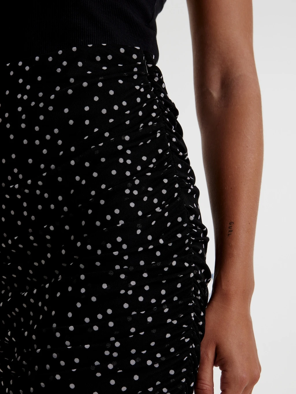 Rock ' Palma' Schwarz / Weiß 4 Rock ' Palma' Schwarz / Weiß – Bild 4