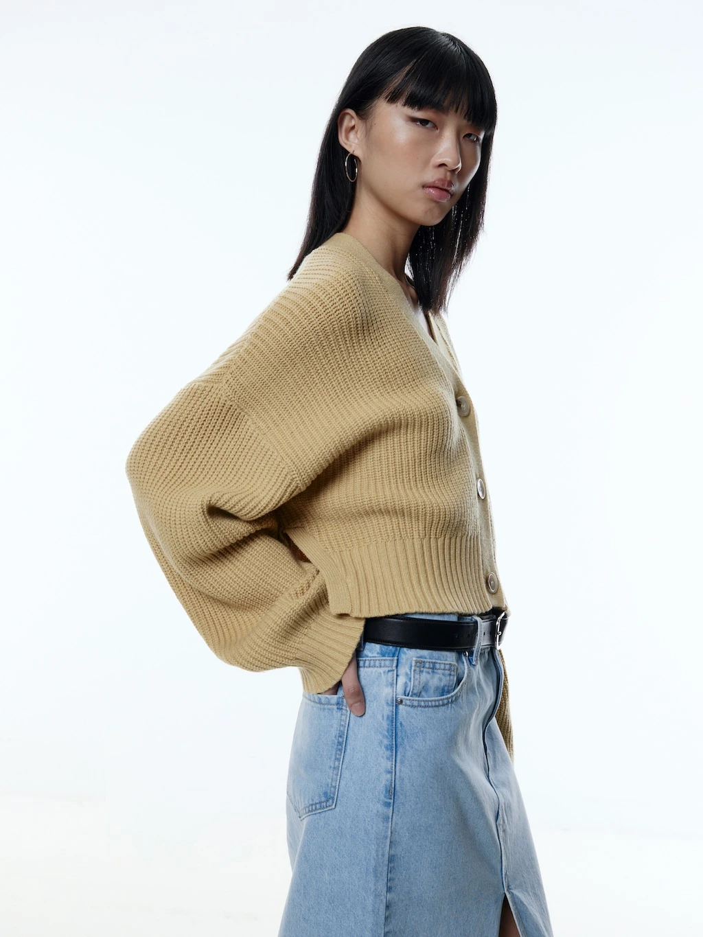 Strickjacke 'Zarifa' Karamell 3 Strickjacke 'Zarifa' Karamell – Bild 3