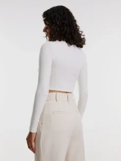 Shirt 'Oxana' (GOTS) Weiß -Armani Exchage Geschaft 2899d32092eebdea856e31926fa52c43