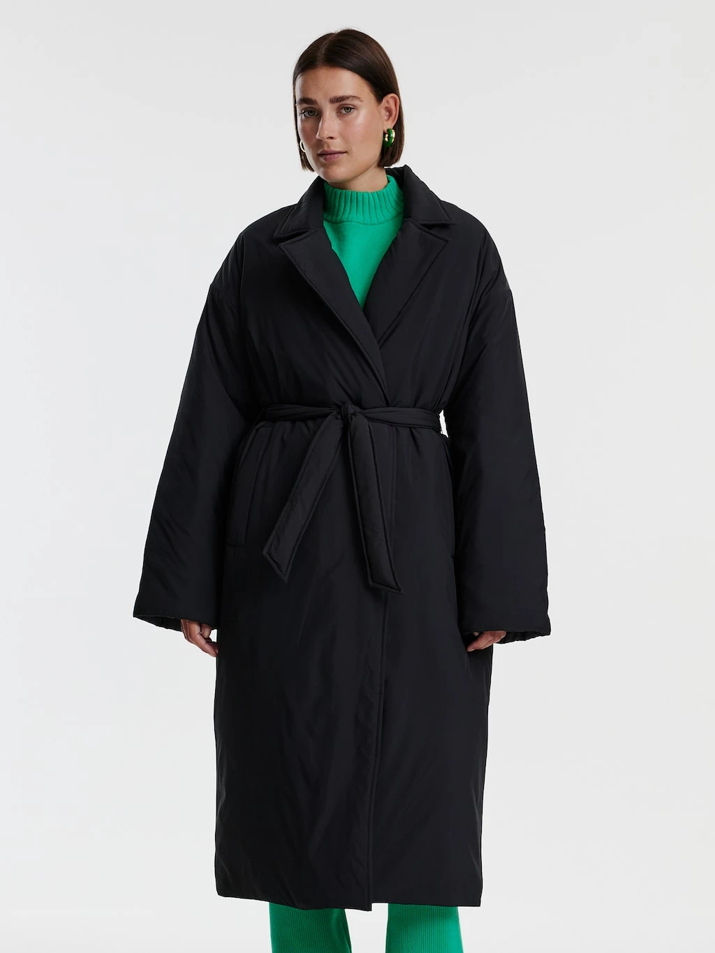 Mantel 'Yuki' Schwarz 2 Mantel 'Yuki' Schwarz – Bild 2