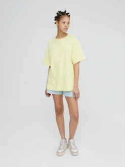 T-Shirt 'Elisa' Pastellgelb