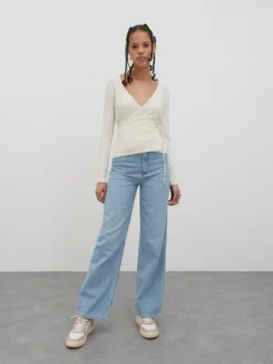 Longsleeve 'Odila' Naturweiß