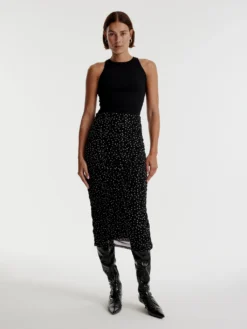 Rock ' Palma' Schwarz / Weiß