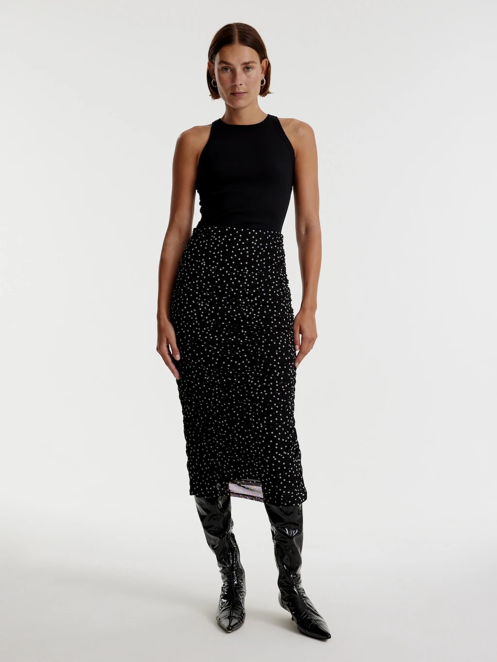 Rock ' Palma' Schwarz / Weiß 1 Rock ' Palma' Schwarz / Weiß