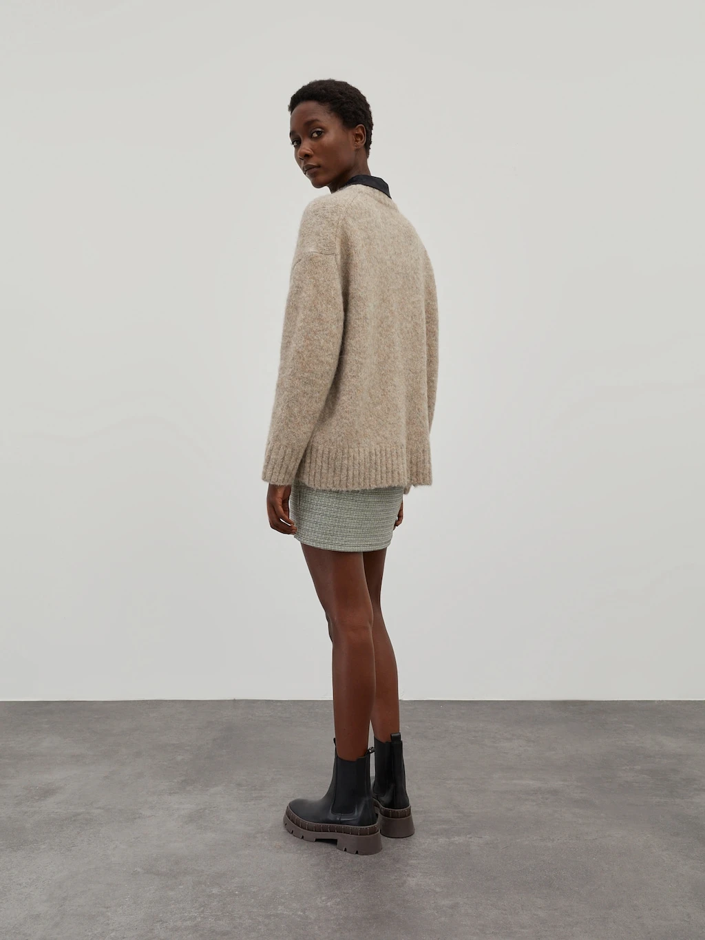 Pullover 'Elyse' Braunmeliert 3 Pullover 'Elyse' Braunmeliert – Bild 3