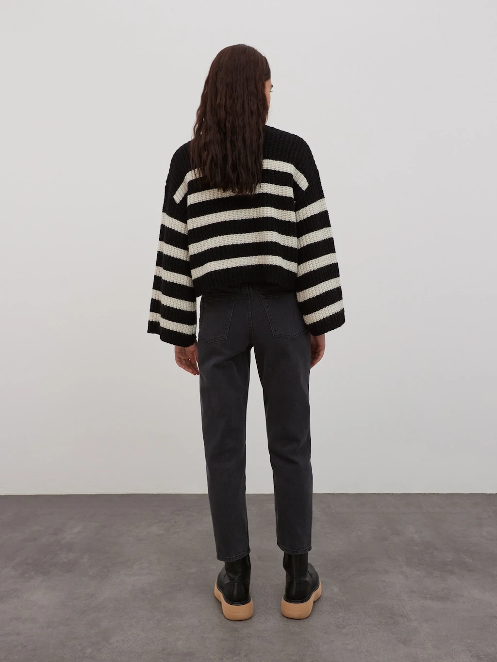 Pullover 'Louise' Creme / Schwarz 3 Pullover 'Louise' Creme / Schwarz – Bild 3
