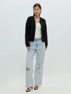 Strickjacke 'Rani' Schwarz