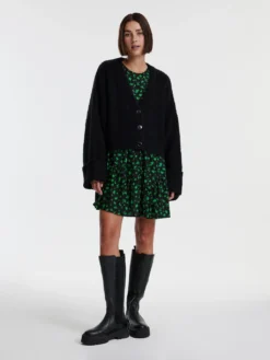 Strickjacke 'Violetta' Schwarz