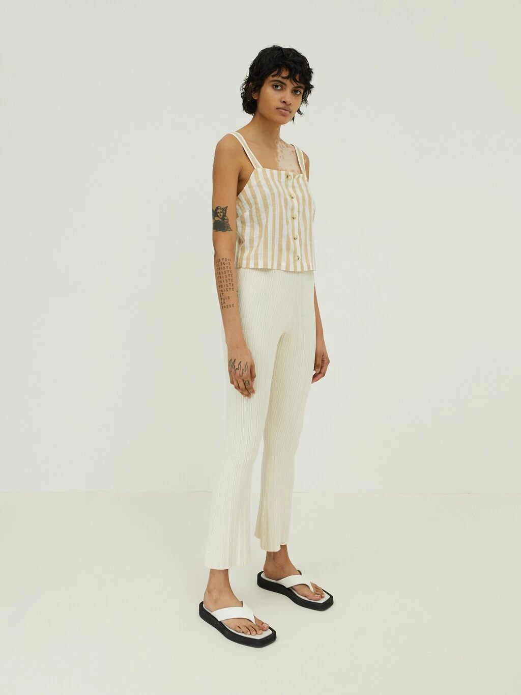 Blusentop 'Elva' Beige / Mischfarben 1 Blusentop 'Elva' Beige / Mischfarben