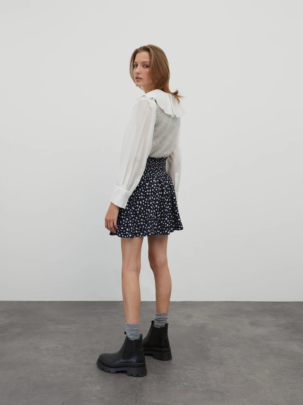 Rock 'Sage' Mischfarben / Schwarz 3 Rock 'Sage' Mischfarben / Schwarz – Bild 3