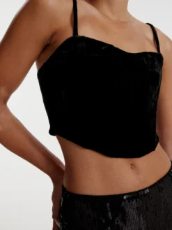 Top 'Ude' Schwarz 8 Top 'Ude' Schwarz -Armani Exchage Geschaft 52b598b7e2bacfb228f6ae34222462c9