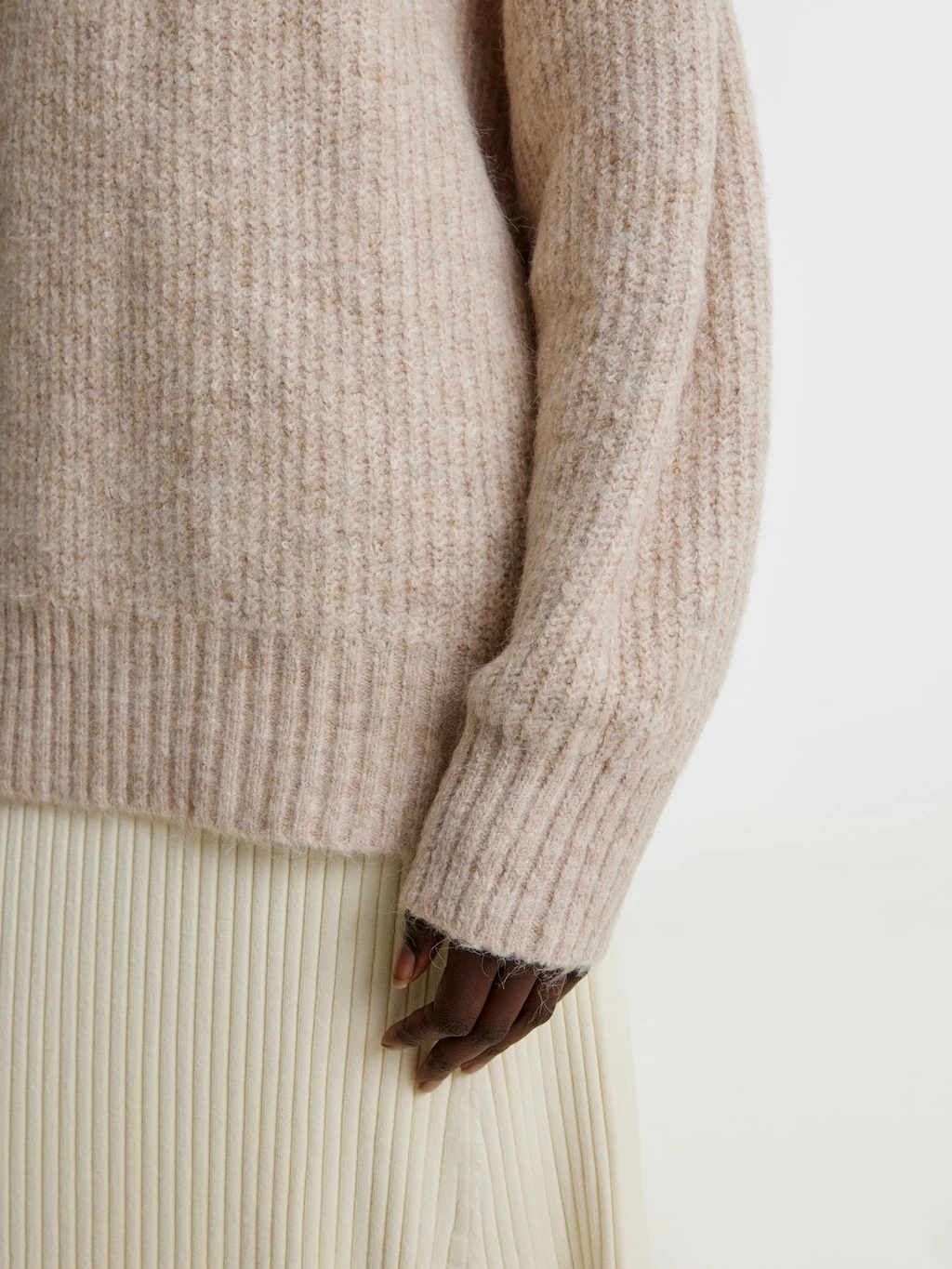 Pullover 'Luca' Beige 5 Pullover 'Luca' Beige – Bild 5