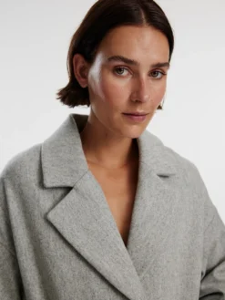 Mantel 'Santo' Graumeliert -Armani Exchage Geschaft 577c44af4660aa2083e0796253552721