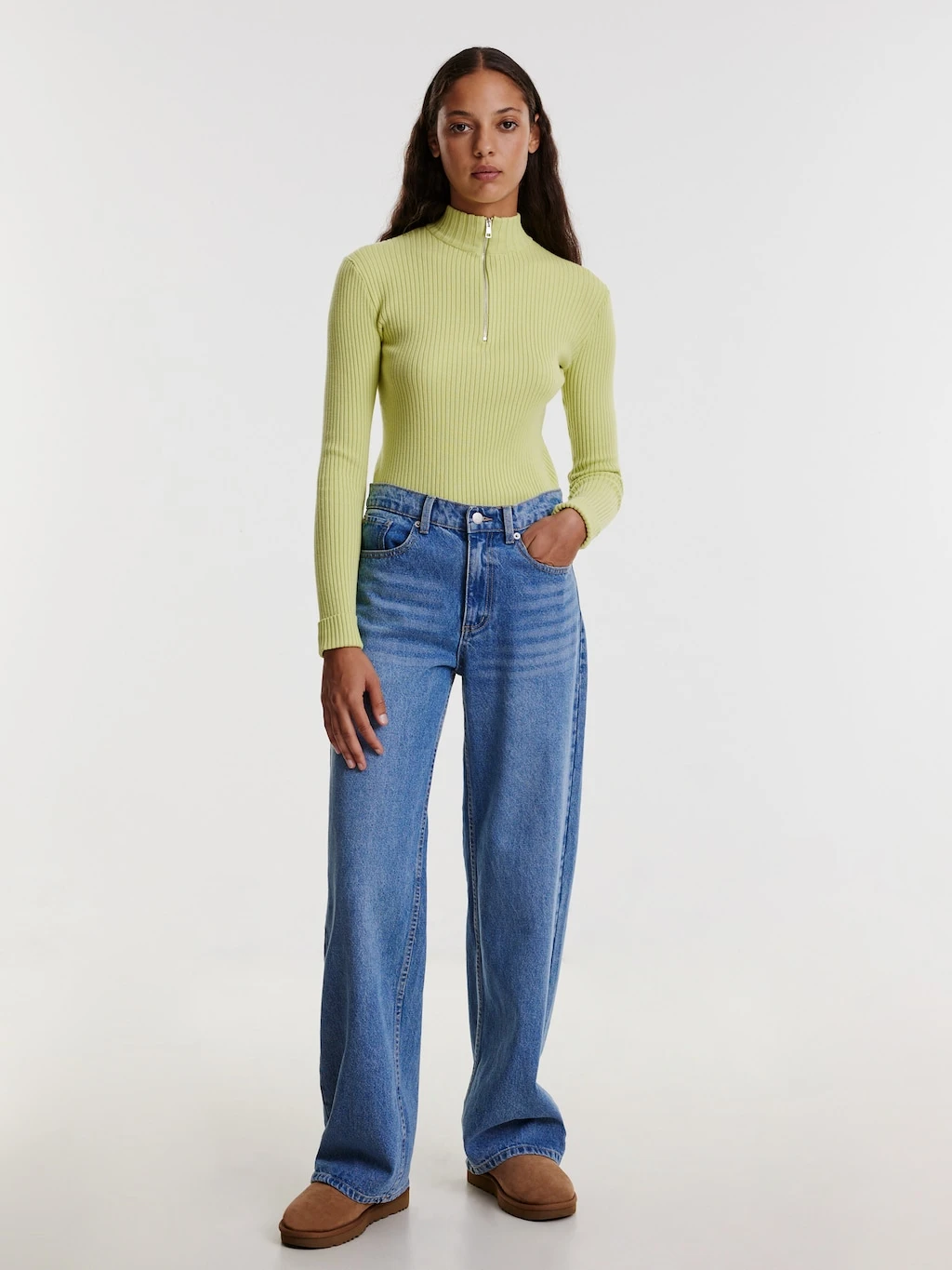 Pullover 'ALISON' Gelb 1 Pullover 'ALISON' Gelb