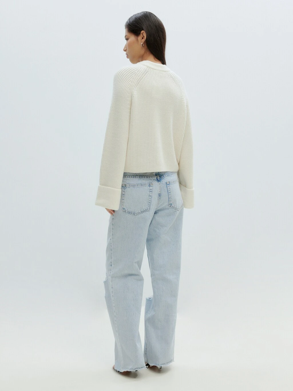 Pullover 'Brittany' Weiß 3 Pullover 'Brittany' Weiß – Bild 3