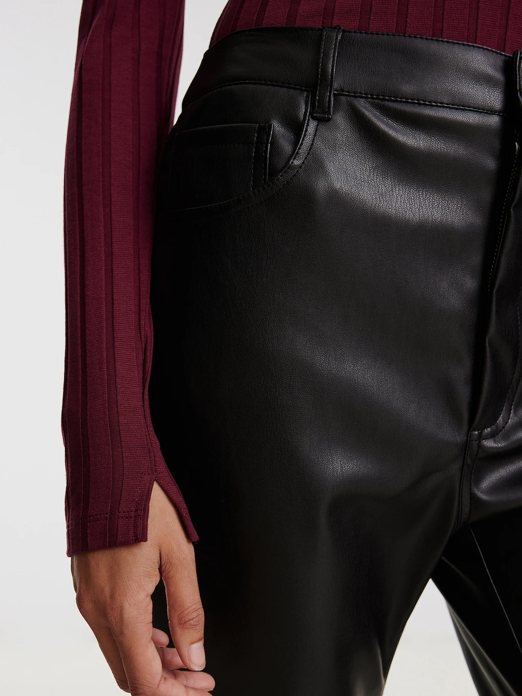 Shirt 'Elin' Dunkelrot 5 Shirt 'Elin' Dunkelrot – Bild 5