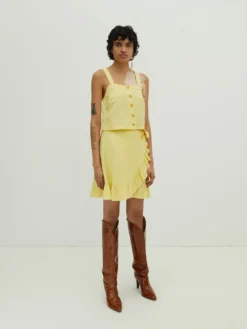 Blusentop 'Elva' Gelb