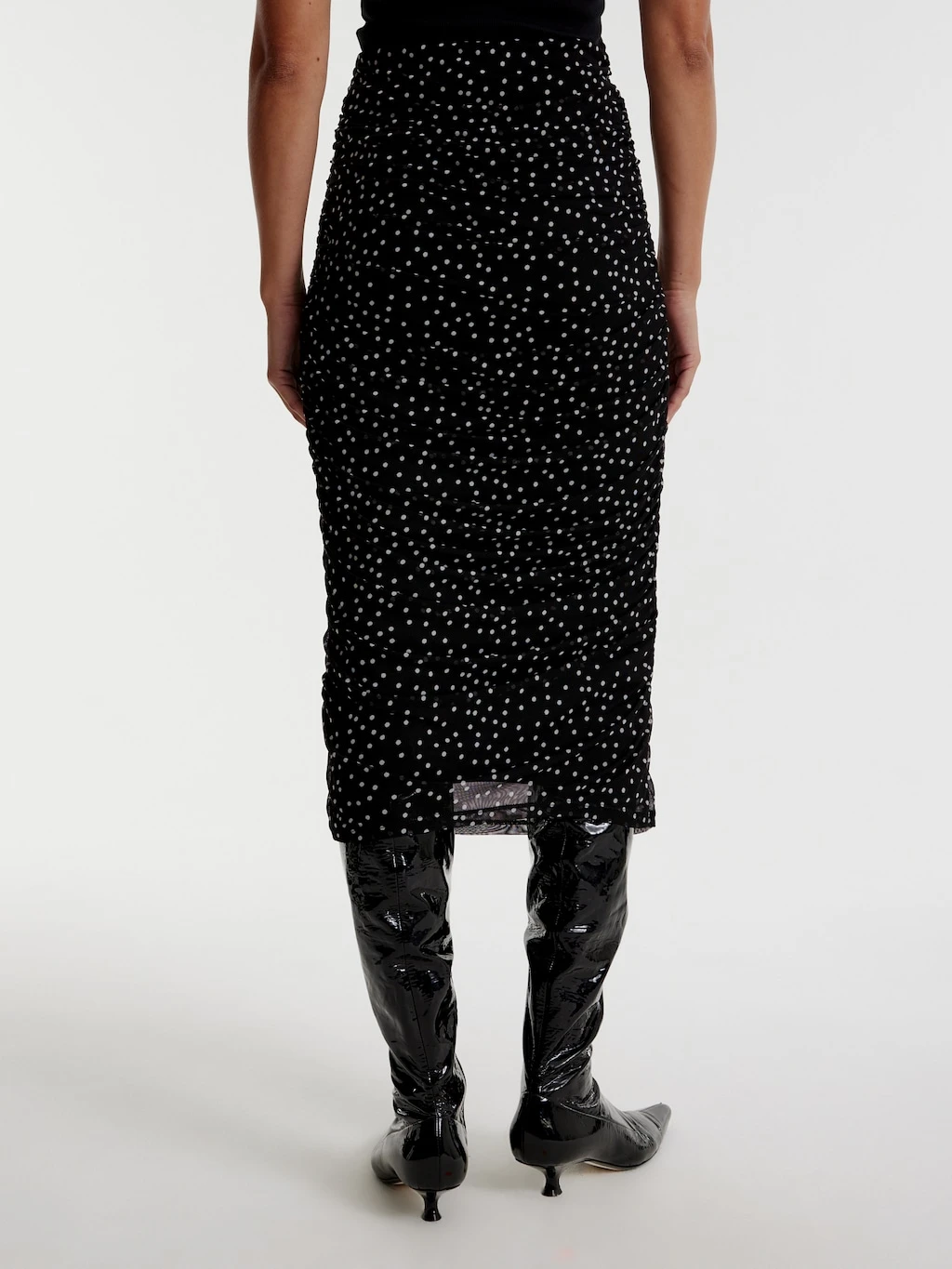 Rock ' Palma' Schwarz / Weiß 3 Rock ' Palma' Schwarz / Weiß – Bild 3