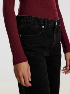 Langarmshirt 'Manon' Dunkelrot -Armani Exchage Geschaft 7232c431d1ece921f663f87f22aefb3c