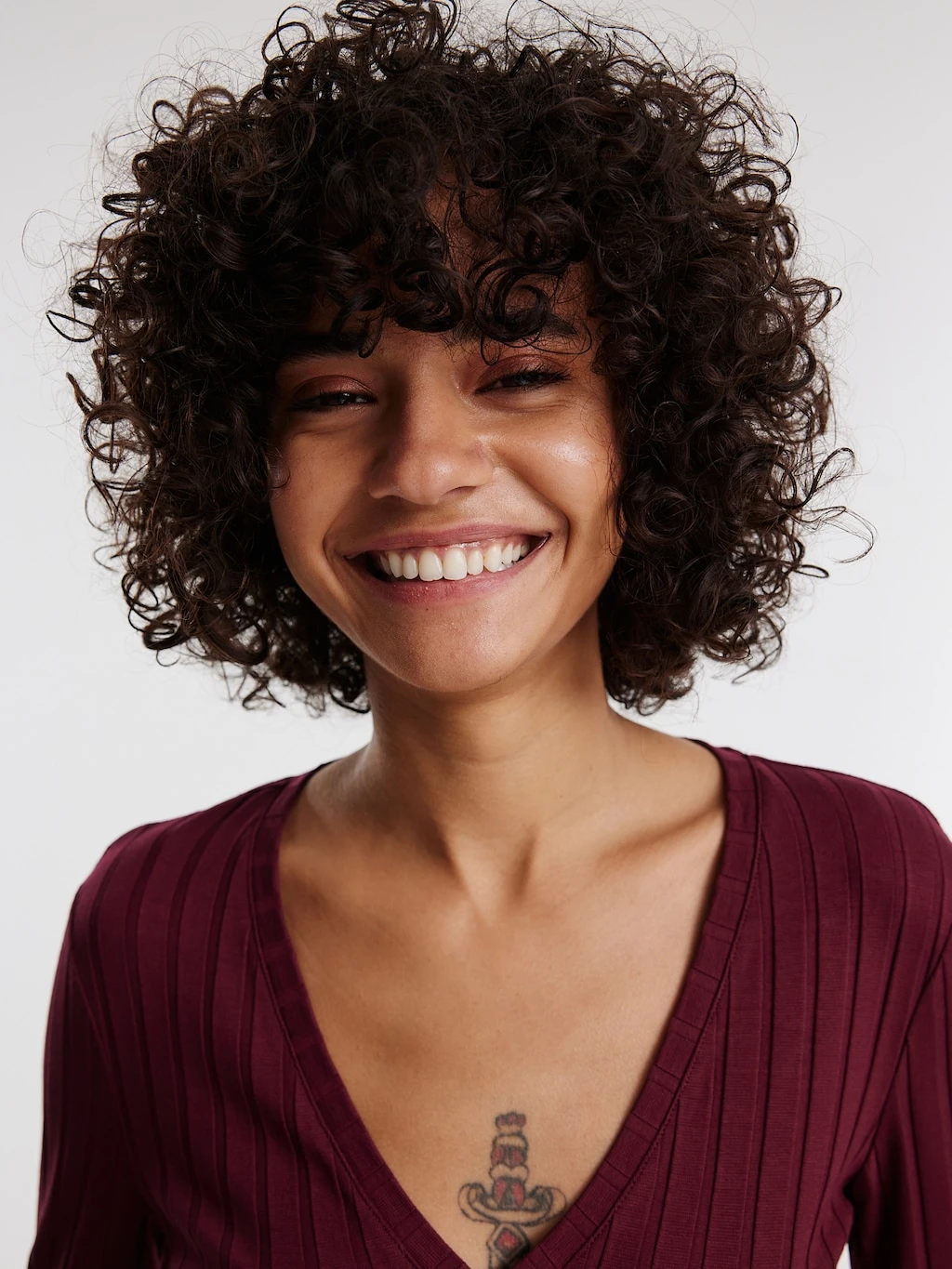 Shirt 'Elin' Dunkelrot 4 Shirt 'Elin' Dunkelrot – Bild 4