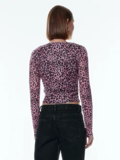 Shirt 'Alia' Pink / Schwarz -Armani Exchage Geschaft 78f5e179f61a22037344f38ea9ecc99f