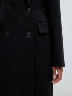 Mantel 'Anette' Schwarz -Armani Exchage Geschaft 7b671f5693662681f802e5220e71d281