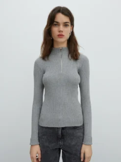 Pullover 'Alison' Grau