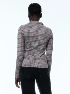 Shirt 'Svetlana' Navy / Burgunder / Weiß 7 Shirt 'Svetlana' Navy / Burgunder / Weiß -Armani Exchage Geschaft 8359448f32cb6b51b3f748fd6361e4b4