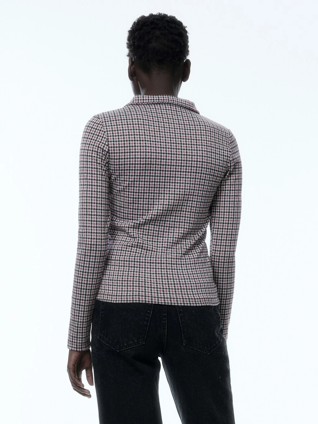 Shirt 'Svetlana' Navy / Burgunder / Weiß 3 Shirt 'Svetlana' Navy / Burgunder / Weiß – Bild 3