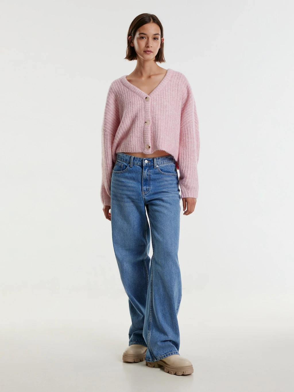 Strickjacke 'Zanina' Pink 1 Strickjacke 'Zanina' Pink