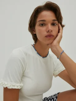 Shirt 'Peppi' Weiß -Armani Exchage Geschaft 87cfbdada910601636683d5fe240e95e