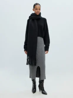 Rock 'Kamaka' Dunkelgrau / Graumeliert