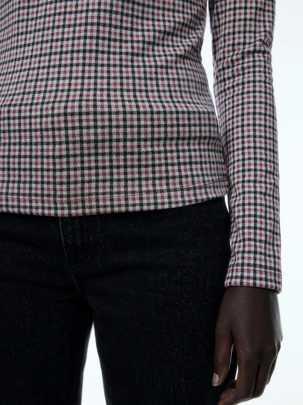 Shirt 'Svetlana' Navy / Burgunder / Weiß 5 Shirt 'Svetlana' Navy / Burgunder / Weiß – Bild 5