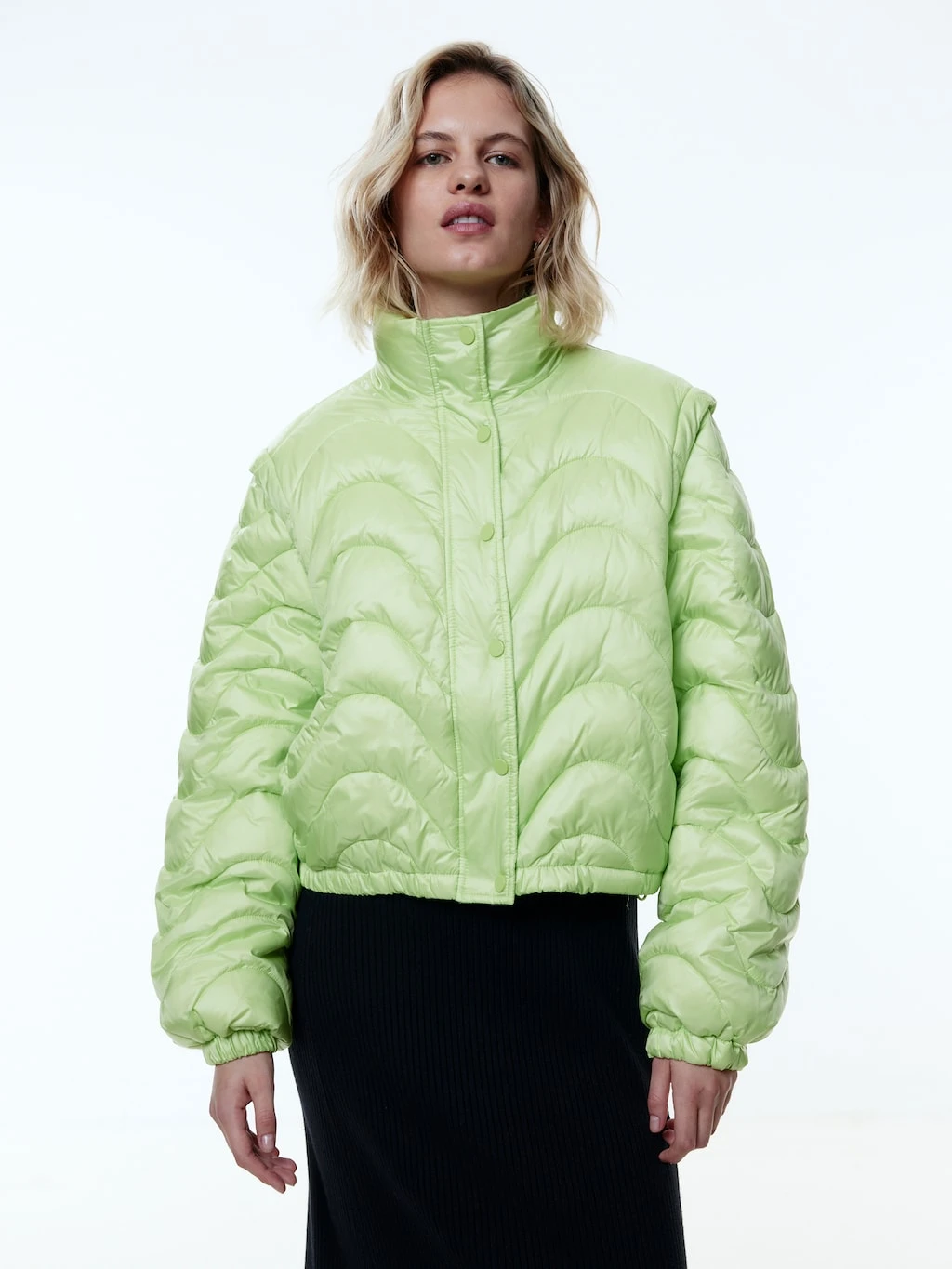 Jacke 'Gioia' (GRS) Limette 2 Jacke 'Gioia' (GRS) Limette – Bild 2