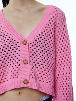 Strickjacke 'Vivienne' Pink 7 Strickjacke 'Vivienne' Pink -Armani Exchage Geschaft a6bc0418defd52c2004943493f6ee8f9