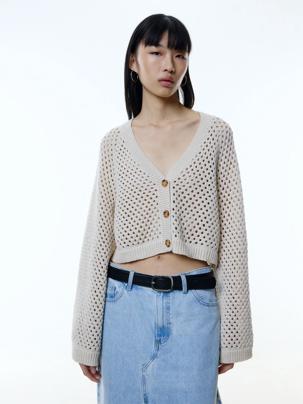 Strickjacke 'Vivienne' Beige 2 Strickjacke 'Vivienne' Beige – Bild 2