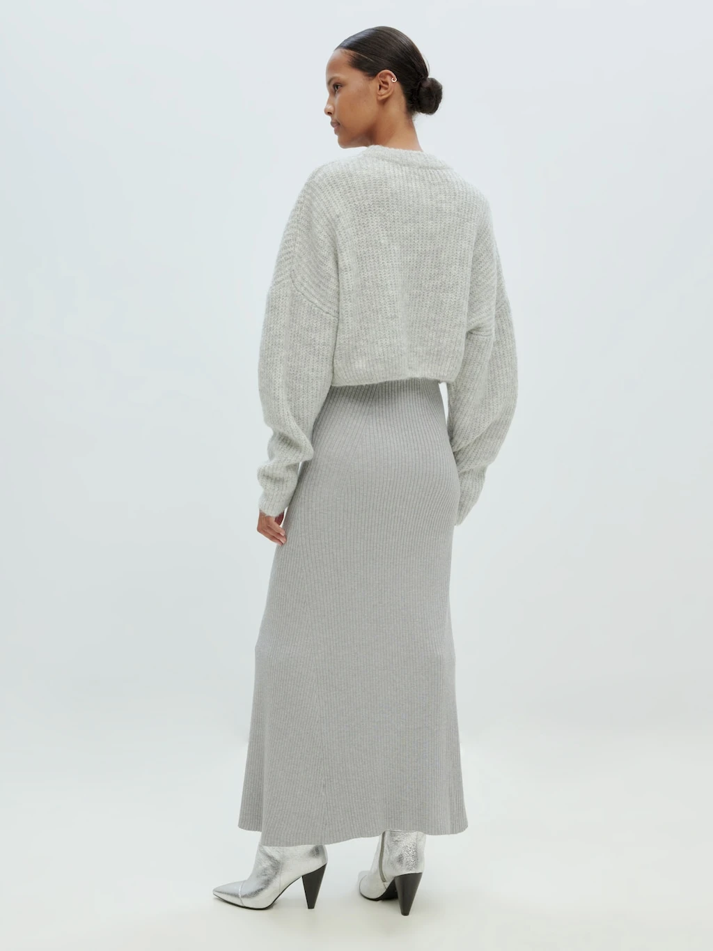 Pullover 'Yella' Graumeliert 3 Pullover 'Yella' Graumeliert – Bild 3