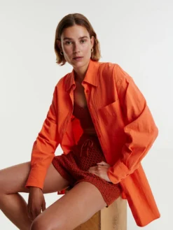 Shirt 'Nika' (OCS) Orange -Armani Exchage Geschaft b1168e147363e213cfe1b37039662142