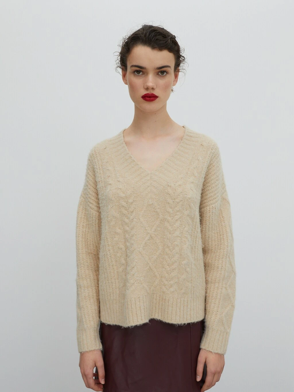 Pullover 'Selina' Beige 3 Pullover 'Selina' Beige – Bild 3