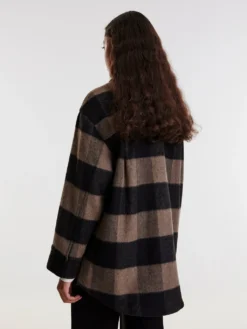 Jacke 'Leinani' Braun / Mischfarben / Schwarz -Armani Exchage Geschaft bd33c51e4045b9ff6073258c720d8405