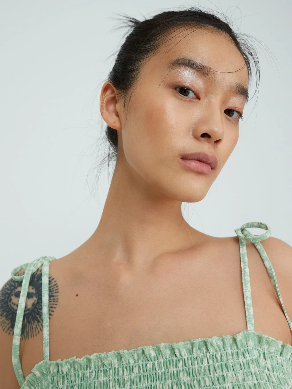 Top 'Sana' Creme / Hellgrün 5 Top 'Sana' Creme / Hellgrün – Bild 5